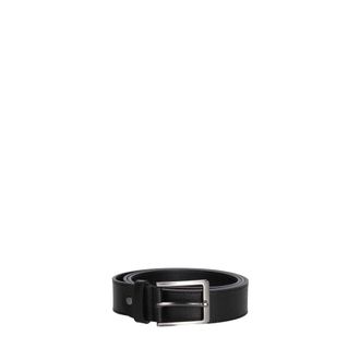 John Richmond Klassieke Leren Riem - Heren - Accessoires - Zwart - Maat: 100 CM Leer