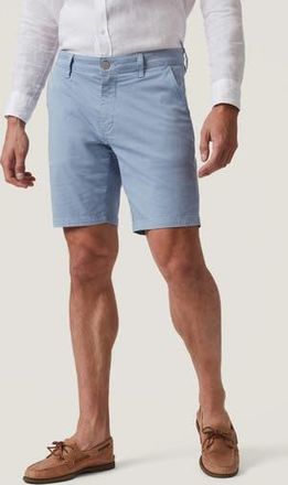 34 Heritage Arizona Slim Fit Blue Tie Print Flat Front Cotton Shorts at Nordstrom Rack, Size 32