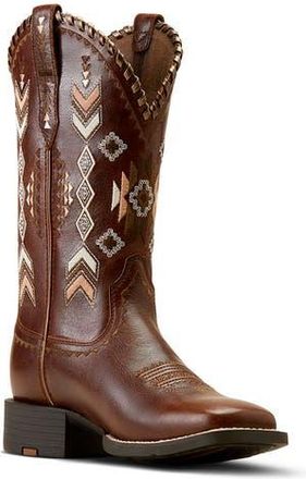 Ariat Round Up Western Boot in Brown at Nordstrom Rack, Size 7.5