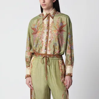 Zimmermann Camicia Indra con stampa floreale