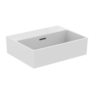 Ideal Lavabo De Mano Extra 450x350x150mm Blanco Con Plus Sin Orificio Para Grifer&iacute;a, Con Rebosadero Standard