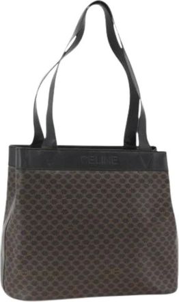 Celine Pre-owned Tote Bags, female, Black, Size: ONE SIZE Pre-owned Vintage Macadam Tote