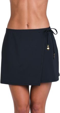 Sunshine 79 Cover-Up Wrap Skirt in Black at Nordstrom, Size X-Small