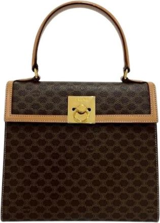 Celine Pre-owned Handbags, female, Brown, Size: ONE SIZE Pre-owned Vintage Tote Bag
