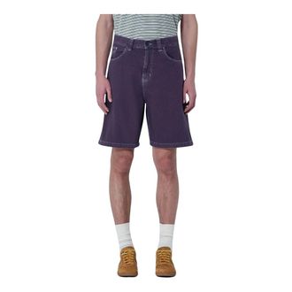 Carhartt Work in Progress Carhartt Wip, Denim Shorts, male, Purple, Size: XL Brandon Shorts