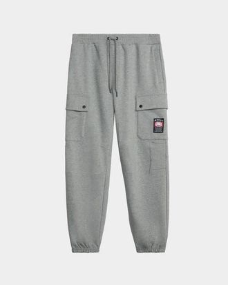 Ecko Cargo Pocket Fleece Joggers in Heather Grey at Nordstrom, Size Large X 30
