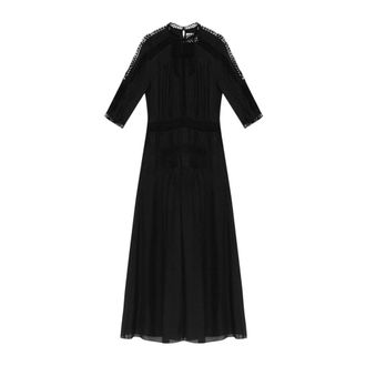 Isabel Marant Pamena Jurk - Dames - Jurken - Zwart - Maat: S Katoen