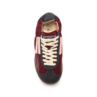 Puraai Ruched Detailing Sneakers - Red