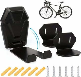OEM Soporte De Pared Plegable Para Bicicletas, Soporte De Pared Para Garaje, Resistente Para Bicicletas De Monta&ntilde;a, De Carretera Y El&eacute;ctricas. 1 Soporte D