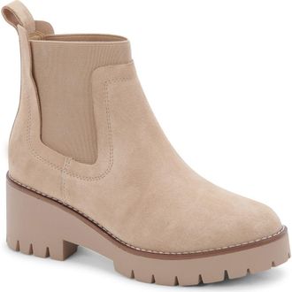 Blondo Dyme Waterproof Chelsea Boot in Sand Suede at Nordstrom, Size 7