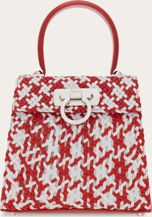 Ferragamo Women Iconic Top Handle (S) White