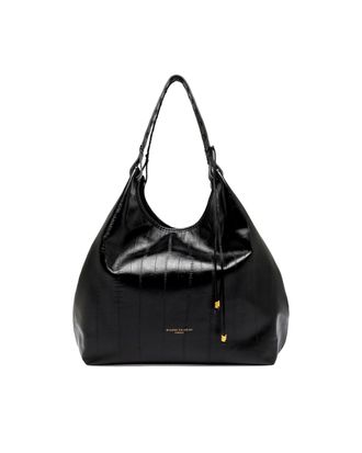Gianni Chiarini Black Dua Leather Tote Bag