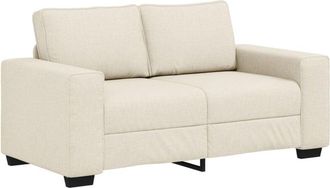 vidaXL Sofa Beige 160 x 77 x 82 cm Linen vidaXL