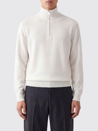 Brunello Cucinelli Dolcevita slim fit in cashmere con mezza zip
