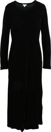 Aspesi Lange fluwelen tuniek - Dames - Casual kleedjes - Zwart - M - Kleedjes