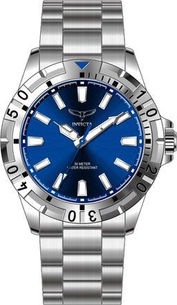 Invicta Specialty 69041 Herenhorloge - Quartz Uurwerk - Metaal met Blauwe Wijzerplaat - 42 mm