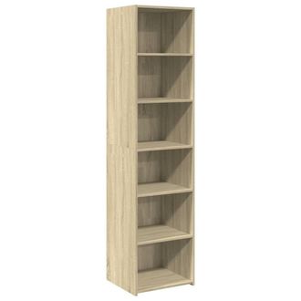 Berkfield Home Highboard Sonoma Oak 45x41x185 cm Engineered Wood in Brown | Size: 45 x 41 x 185 cm