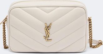 Saint Laurent Borsa a tracolla Loulou Medium in pelle