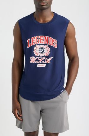 Legends Circuit Performance USA Graphic Tank in Navy at Nordstrom, Size Xx-Large