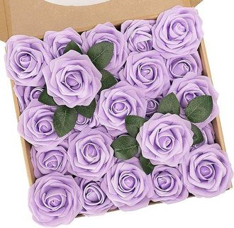 OEM Rosas Artificiales, Para El D&iacute;a De San Valent&iacute;n, El D&iacute;a De La Madre, Bodas, Baby Showers, Aproximadamente 20 Cm De Largo, 8 Cm De Di&aacute;metro