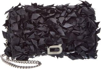 Balenciaga Hourglass Bow Satin Wallet On Chain