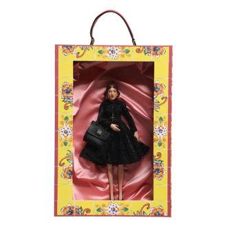 Dolce & Gabbana Home, Dames, Veelkleurig, ONE Size, Leer, Carmela Poppenkast