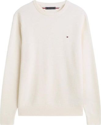 Tommy Hilfiger Maglione con trama in rilievo - Bianco