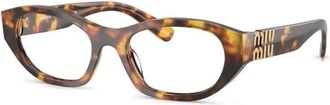 Miu Miu Optisch Montuur - Dames - Brillen - Bruin - 53 MM - Accessoires