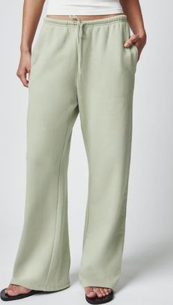 Florence By Mills Seam Detail Wide Leg Lounge Pants in Desert Sage at Nordstrom, Size Xx-Small