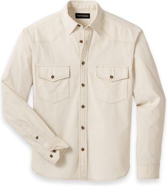 Paul Fredrick Fleetwood Corduroy Solid Western Shirt
