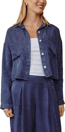 Bella Dahl Button Down Cropped Shirt