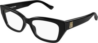 Balenciaga Optisch Montuur - Dames - Brillen - Zwart - 55 MM - Accessoires