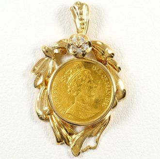 C&A Unbranded (18K) (24K) Pendant (Pre-Owned)