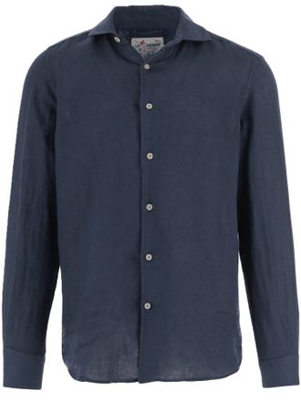 MC2 Saint Barth Smooth Texture Long-Sleeved Shirt