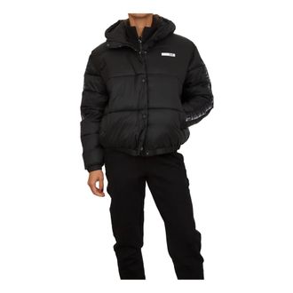 Emporio Armani Winter Jackets, female, Black, XS, Bomber Jacket