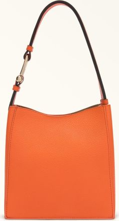 Furla Nuvola Borsa A Secchiello Mini Paprika Pelle Di Vitello Granata Donna