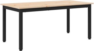 vidaXL Mesa De Caf&eacute; Natural 100 X 50 X 45 Cm Madera De Pino Macizo Vidaxl