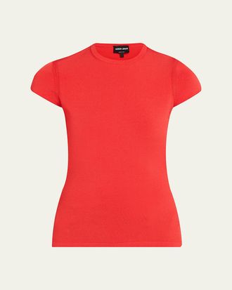 Giorgio Armani Single Jersey Crewneck T-Shirt