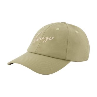 Kenzo Womens Nylon Baseball Cap Beige
