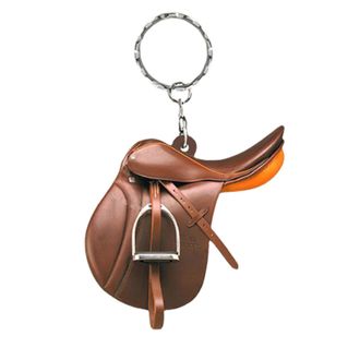 Generic Horse Keychain - Acrylic, 2.36x0.16in Horse Saddle Back Keychain Flat Design | Lightweight Durable Western Charm, Mini Cowboy Saddle Key Ring For Hors