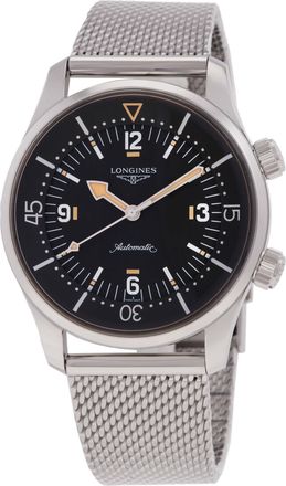 Longines Heritage Legend Diver 42 Automatic Black Dial Mens Watch L37954599
