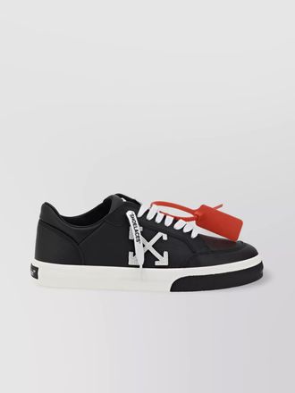 Off-white low top vulcanized sneakers