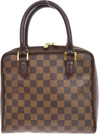 Louis Vuitton Brera Damier Ebene Brown Canvas Handbag (Pre-Owned)
