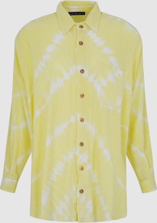 Maison Saint Julien Chemise Mykonos Tie-Dye Citron