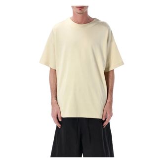 Fear of God T-Shirts, male, Beige, Size: M Cotton Rayon Tee