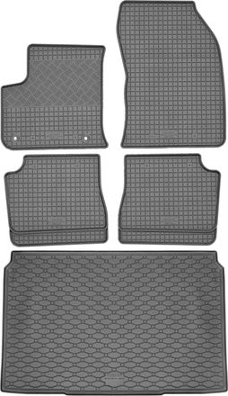 OEM Juego De Alfombrillas De Goma Para Coche Y Alfombrilla Para Maletero Para Opel Corsa-e Hatchback A Partir De Marzo De 2020