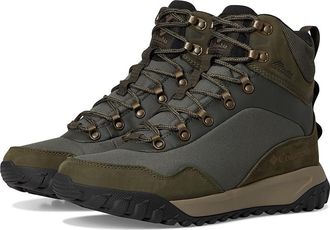 Columbia Burnsider Omni-Heat Infinity Mens Hiking Boots Deep Olive/Tangy Orange : 10.5 D - Medium, Textile