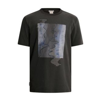 Cast Iron T-shirt met ronde hals en korte mouwen- regular fit - Heren - Tops - Grijs - Maat: 3XL Jersey