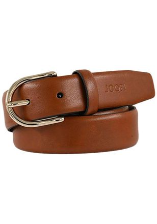 Joop Lederg&uuml;rtel JOOP, Damen, Gr. 100, cognac, gold, Rindsleder, G&uuml;rtel Lederg&uuml;rtel, abgerundete Dornschliesse, Breite 3 cm