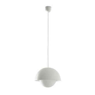 Netlighting Marisol Dome Pendant Ceiling Light Matt White 2700K